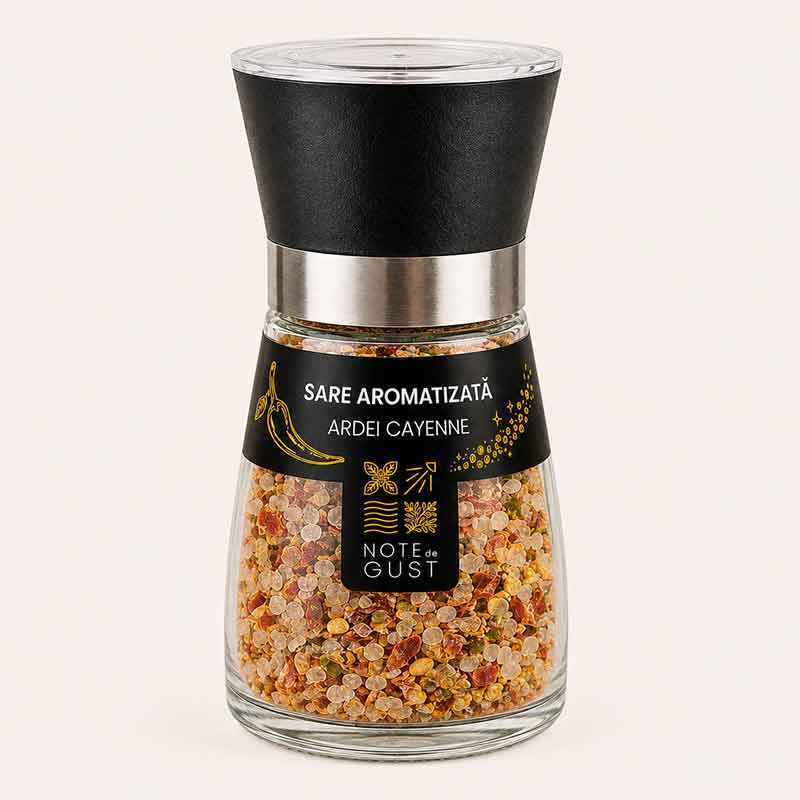 sare aromatizata cu piper cayenne